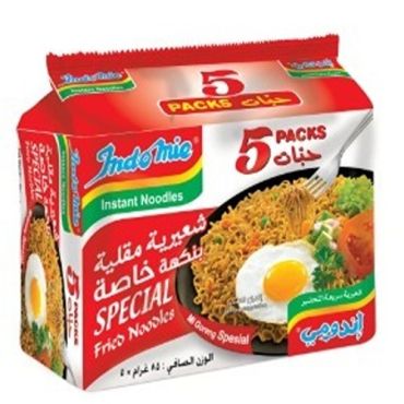 Indomie Noodles 5 x 85 Gm Special Fried, 8 Pieces Per Carton
